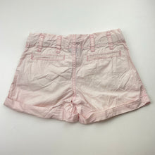 Load image into Gallery viewer, Girls Pumpkin Patch, pink lightweight cotton shorts, adjustable, FUC, size 7,