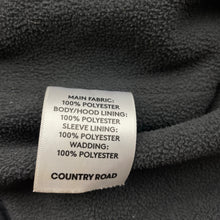 Load image into Gallery viewer, Boys Country Road, fleece-lined puffer jacket / coat (small marks / catches), FUC, size 10,