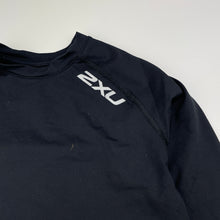 Load image into Gallery viewer, Unisex 2XU, long sleeve sports compression top (Youth M), GUC, size 8-9,