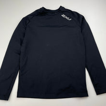 Load image into Gallery viewer, Unisex 2XU, long sleeve sports compression top (Youth M), GUC, size 8-9,