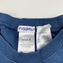 Load image into Gallery viewer, Boys Snugglebum, cotton long sleeve pyjama top, FUC, size 8,