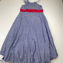 Load image into Gallery viewer, Girls Pixie Girl, Chasing Fireflies, stretchy striped dress, GUC, size 7, L: 77cm