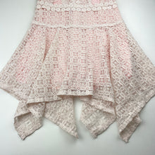Load image into Gallery viewer, Girls WITCHERY, cotton-lined lace party / formal dress, EUC, size 8, L: 66cm (middle)