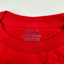 Load image into Gallery viewer, Unisex POLO RALPH LAUREN, red cotton long sleeve top, armpit to armpit: 38cm, shoulder to cuff: 46cm, EUC, size 8-9,