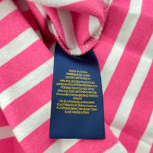Load image into Gallery viewer, Girls POLO RALPH LAUREN, pink & white stripe dress, pilling, FUC, size 7, L: 60cm