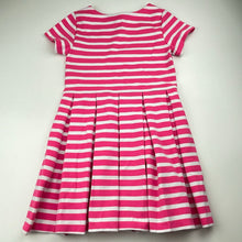 Load image into Gallery viewer, Girls POLO RALPH LAUREN, pink & white stripe dress, pilling, FUC, size 7, L: 60cm
