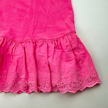 Load image into Gallery viewer, Girls POLO RALPH LAUREN, broderie trim polo dress, wash fade, FUC, size 7, L: 62cm