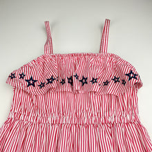 Load image into Gallery viewer, Girls GYMBOREE, lined lightweight cotton summer dress, EUC, size 8, L: 68cm