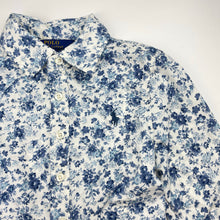Load image into Gallery viewer, Girls POLO RALPH LAUREN, floral cotton shirt dress, pockets, EUC, size 8, L: 67cm