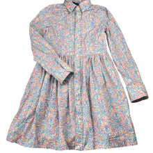 Load image into Gallery viewer, Girls POLO RALPH LAUREN, floral cotton shirt dress, pockets, EUC, size 8, L: 66cm