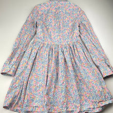 Load image into Gallery viewer, Girls POLO RALPH LAUREN, floral cotton shirt dress, pockets, EUC, size 8, L: 66cm