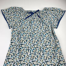 Load image into Gallery viewer, Girls Betty and Lola, lightweight floral cotton summer dress, EUC, size 12, L: 74cm