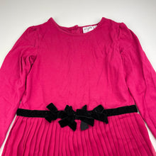 Load image into Gallery viewer, Girls Origami, long sleeve pleated dress, FUC, size 8, L: 65cm
