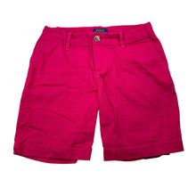 Load image into Gallery viewer, Unisex POLO RALPH LAUREN, pink stretch cotton shorts, waist: 29.5cm across, EUC, size 8,
