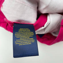 Load image into Gallery viewer, Unisex POLO RALPH LAUREN, pink stretch cotton shorts, waist: 29.5cm across, EUC, size 8,