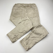 Load image into Gallery viewer, Girls H&M, lightweight metallic gold pants, elasticated, inside leg: 52cm, GUC, size 8,