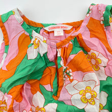 Load image into Gallery viewer, Girls Country Road, colourful floral lightweight cotton dress, EUC, size 5, L: 55cm at front