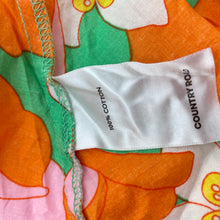 Load image into Gallery viewer, Girls Country Road, colourful floral lightweight cotton dress, EUC, size 5, L: 55cm at front