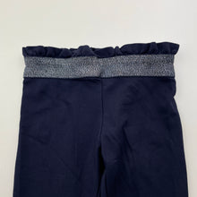 Load image into Gallery viewer, Girls Country Road, navy stretchy pants, elasticated, inside leg: 38.5cm, FUC, size 4,