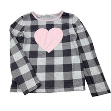 Load image into Gallery viewer, Girls Country Road, cotton long sleeve pyjama top (wash fade), FUC, size 4-5,