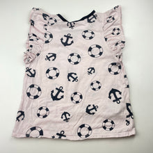 Load image into Gallery viewer, Girls Country Road, lightweight cotton tee / top (wash fade), FUC, size 4,