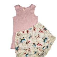 Load image into Gallery viewer, Girls Petite Papinelle, cotton pyjama singlet & shorts, ballerinas, EUC, size 8-10,