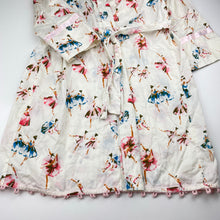 Load image into Gallery viewer, Girls Petite Papinelle, lightweight cotton dressing gown / robe, EUC, size 8-10,