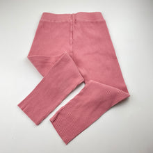 Load image into Gallery viewer, Girls HUX, ribbed leggings, elasticated, inside leg: 40cm, GUC, size 8,