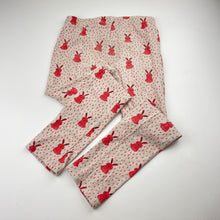 Load image into Gallery viewer, Girls Seed, stretchy leggings, rabbits, inside leg: 51cm, FUC, size 8,