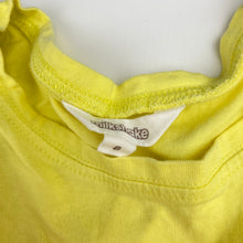 Load image into Gallery viewer, Girls Milkshake, yellow cotton ruffle summer dress, EUC, size 8, L: 70cm