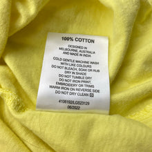Load image into Gallery viewer, Girls Milkshake, yellow cotton ruffle summer dress, EUC, size 8, L: 70cm