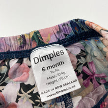 Load image into Gallery viewer, Girls Dimples, lightweight floral cotton shorts / bloomers, EUC, size 00-0,