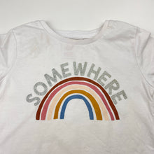 Load image into Gallery viewer, Girls Cotton On, cotton tee / top (discolouration at neck), FUC, size 3,