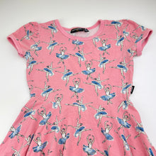 Load image into Gallery viewer, Girls ROCK YOUR KID, stretchy waisted dress, ballerinas (wash fade), FUC, size 8, L: 64cm