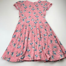 Load image into Gallery viewer, Girls ROCK YOUR KID, stretchy waisted dress, ballerinas (wash fade), FUC, size 8, L: 64cm