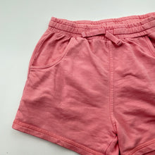 Load image into Gallery viewer, Girls Nutmeg, pink cotton shorts, elasticated, FUC, size 8-9,
