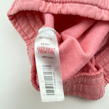Load image into Gallery viewer, Girls Nutmeg, pink cotton shorts, elasticated, FUC, size 8-9,