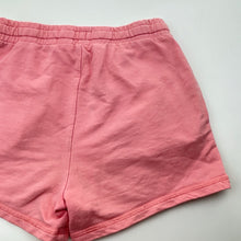 Load image into Gallery viewer, Girls Nutmeg, pink cotton shorts, elasticated, FUC, size 8-9,