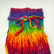 Load image into Gallery viewer, Girls YOUNG FASHION, hand made tie dyed skirt, elasticated, L: 64cm, EUC, size 8,