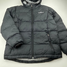 Load image into Gallery viewer, Unisex Kathmandu, duck down 550 hooded puffer jacket / coat, Sz: M, armpit to armpit: 40cm, shoulder to cuff: 46cm, GUC, size 8,