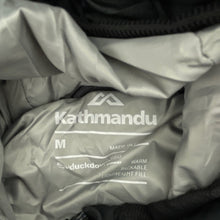 Load image into Gallery viewer, Unisex Kathmandu, duck down 550 hooded puffer jacket / coat, Sz: M, armpit to armpit: 40cm, shoulder to cuff: 46cm, GUC, size 8,