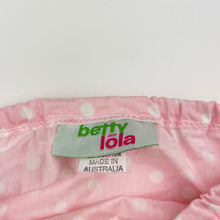 Load image into Gallery viewer, Girls Betty and Lola, lightweight cotton casual dress, FUC, size 8, L: 64cm