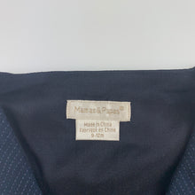 Load image into Gallery viewer, Boys Mamas & Papas, blue pin stripe formal vest / waistcoat, EUC, size 0
