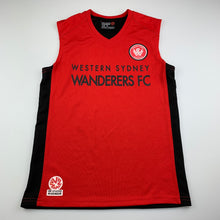 Load image into Gallery viewer, Boys A League Official, Western Sydney Wanderers FC jersey top, EUC, size 10