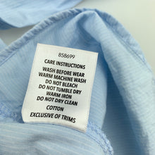 Load image into Gallery viewer, Boys Peter Morrissey, blue lightweight cotton long sleeve shirt, FUC, size 4