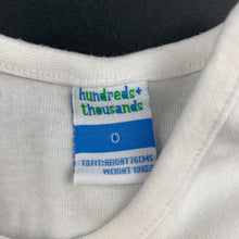 Load image into Gallery viewer, Boys H+T, white cotton singlet / tank top, FUC, size 0