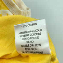 Load image into Gallery viewer, Unisex Between the Flags, yellow cotton singlet top, life saver, GUC, size 0