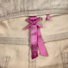 Load image into Gallery viewer, Girls Material Girl, beige stretch cotton cropped pants, adjustable, Inside leg: 36.5cm, GUC, size 8