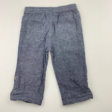 Load image into Gallery viewer, Boys Wendy Bellissimo, lightweight cotton roll-up pants, elasticated, GUC, size 0