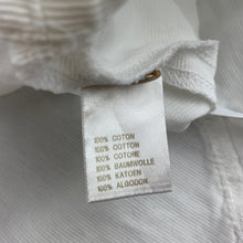 Load image into Gallery viewer, Girls Chateau De Sable, white corduroy cotton skirt, adjustable, EUC, size 6,